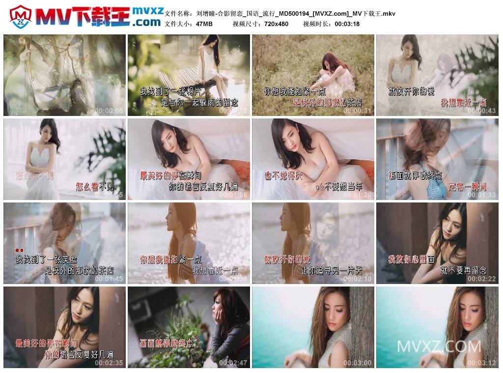 刘增瞳-合影留恋_国语_流行_MD500194